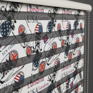 Converse Poster Bedrukt Duo Rolgordijn
