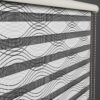 Duo Rolgordijn - Semi-transparant - Wit Wave Design